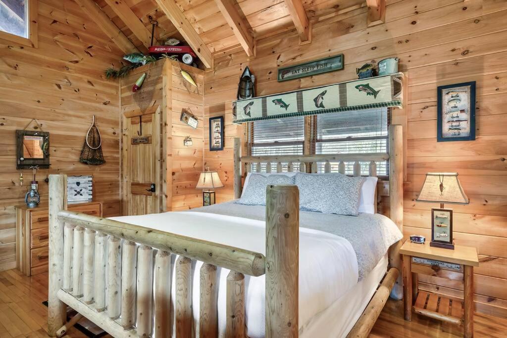 فيلا Spectacular Mtns Views With Private Hot Tub With Pool Table And Private Pond سيفيرفيل المظهر الخارجي الصورة