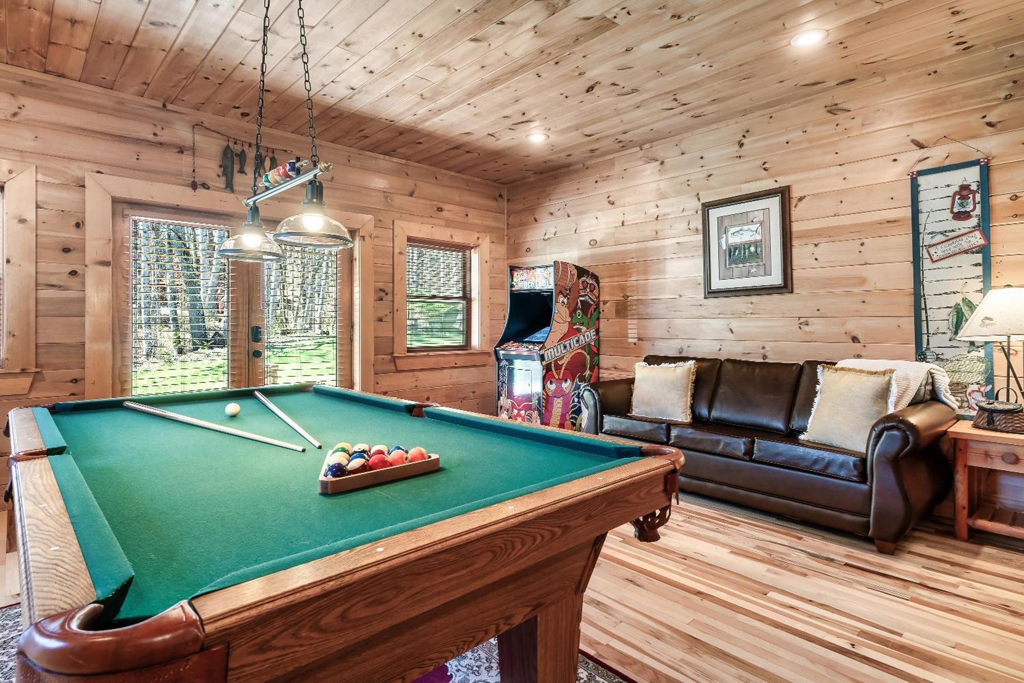 فيلا Spectacular Mtns Views With Private Hot Tub With Pool Table And Private Pond سيفيرفيل المظهر الخارجي الصورة